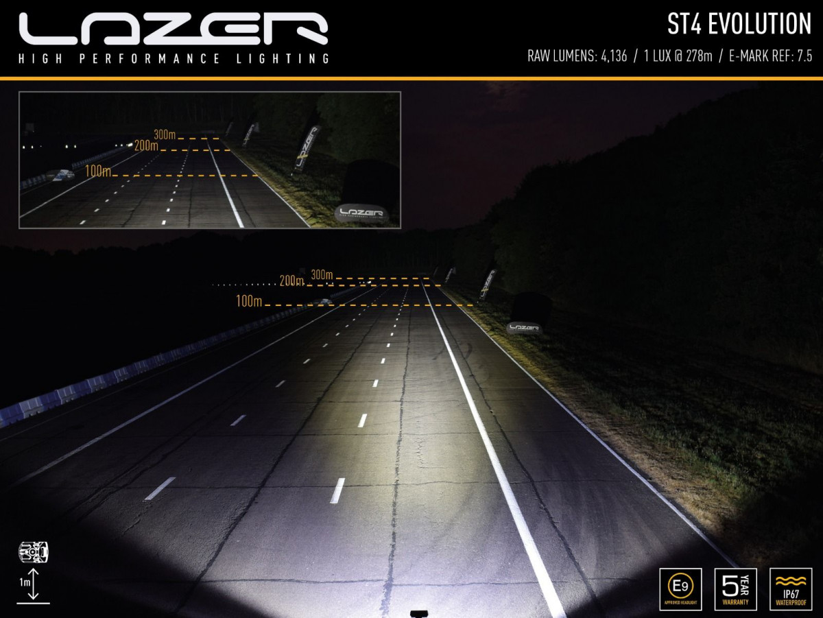 Купити Прожектор світлодіодний Lazer ST4 Evolution 0004-EVO-B
