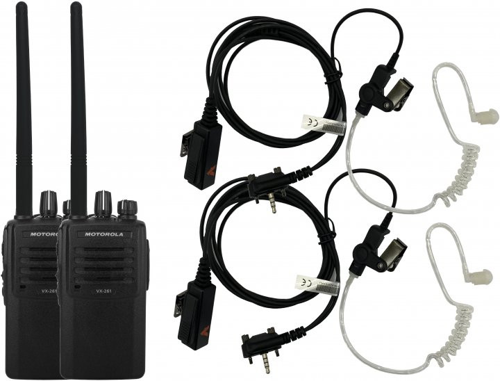 Купити Комплект портативних рацій Motorola VX-261-D0-5 (CE) VHF 136-174 МГц Security Standart Гр9462