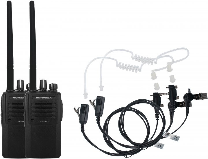 Купити Комплект портативних рацій Motorola VX-261-D0-5 (CE) VHF 136-174 МГц Staff Standart Гр9474
