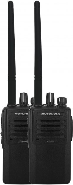 Купити Комплект портативних рацій Motorola VX-261-D0-5 (CE) VHF 136-174 МГц Standart Гр9452