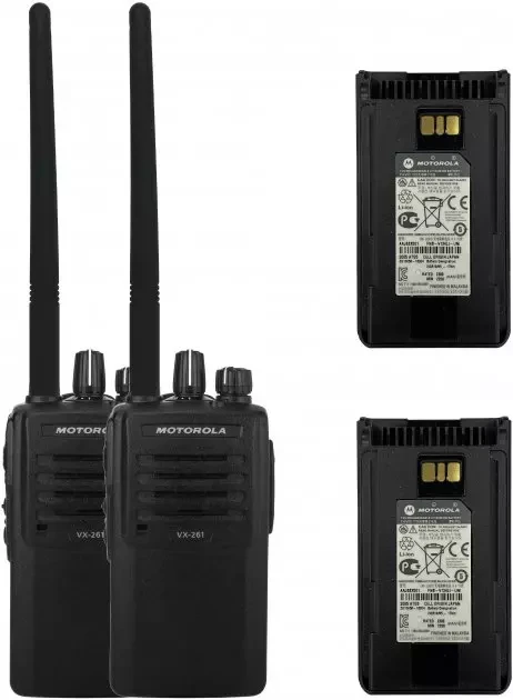 Купити Комплект портативних рацій Motorola VX-261-D0-5 (CE) UHF 403-470 МГц Professional Гр9458