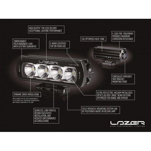 Купити Прожектор світлодіодний Lazer ST6 Evolution 0006-EVO-B
