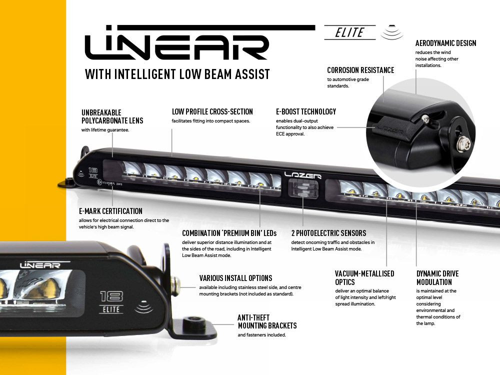 Купить Светодиодная балка Lazer Linear-18 Elite с I-LBA 0L18-LBA-B