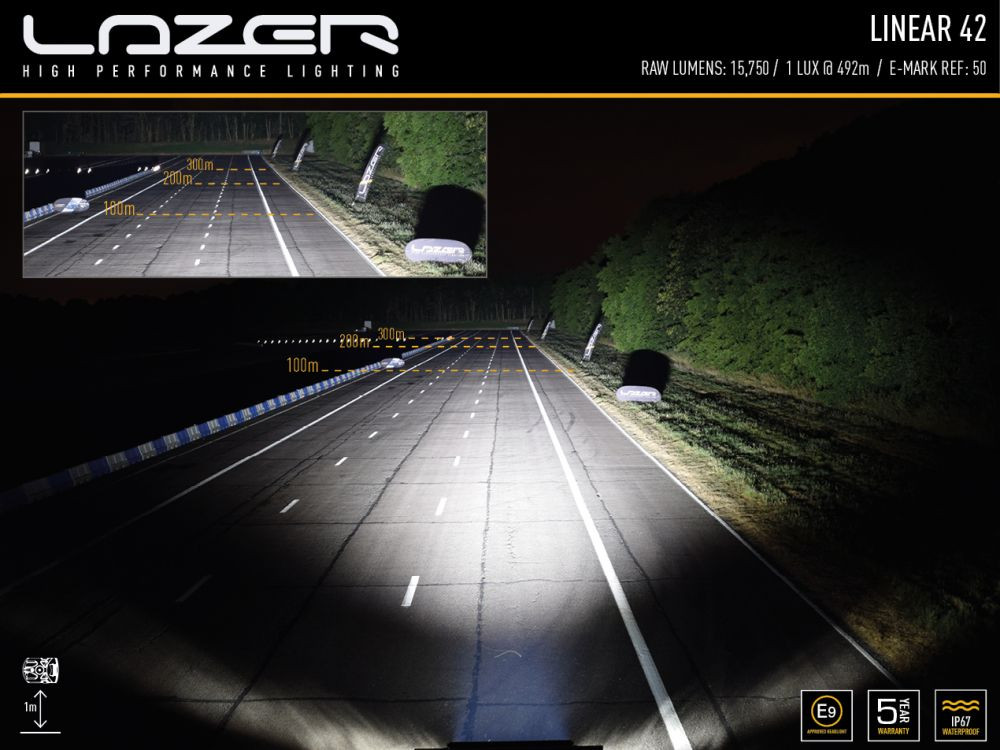 Купить Комплект оптики Lazer для Isuzu D-Max от 2021 с креплением на крышу