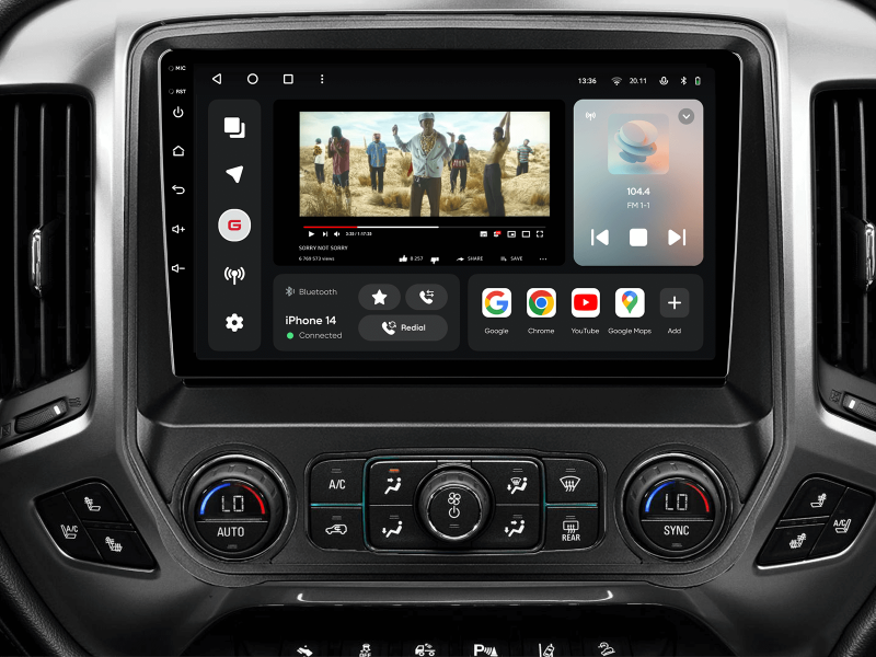 Купити Мультимедійна система Gazer T6010-K2XX до Chevrolet Silverado 3 (GMTK2) 2013-2019