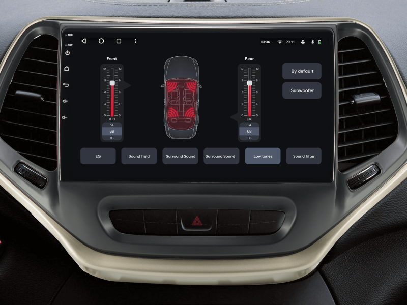 Купить Мультимедійна система Gazer T6010-KL до Jeep Cherokee 5 (KL) 2014-2018