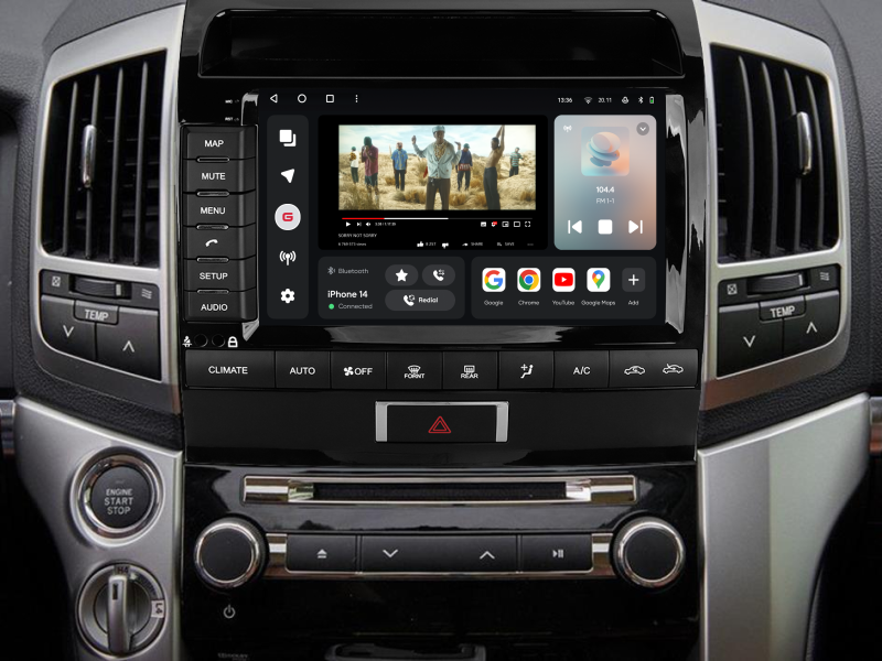 Buy Gazer T6010-TJ200 multimedia system to Toyota Land Cruiser 200 (J200) 2007-2015