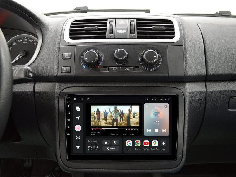 Купити Мультимедійна система Gazer T6510-T5/H до Skoda Octavia, Fabia 2, Universal