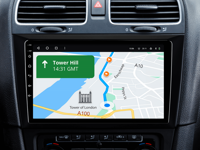 Buy Gazer T6009-5k multimedia system to Volkswagen Golf 6 (5k) 2008-2016