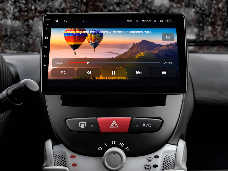 Buy Gazer T6009-AB10 multimedia system to Peugeot 107 2005-2014