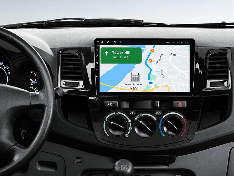 Buy Gazer T6009-An50 multimedia system to Toyota Fortuner 1 (An50, An60), Hilux Revo, Vigo 2008-2014