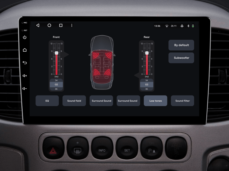 Buy Gazer T6009-Ba multimedia system to Ford Ecosport 2017-2021