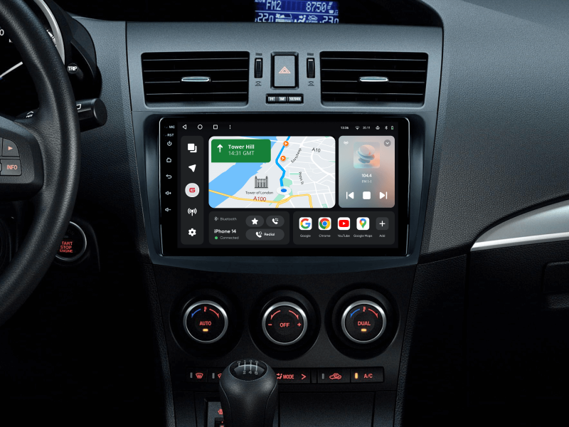 Купить Мультимедійна система Gazer T6009-BL до Mazda 3 2 2009-2013