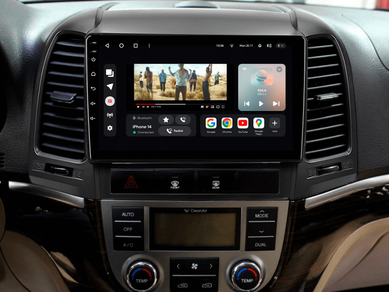 Купить Мультимедійна система Gazer T6009-CM до Hyundai Santa Fe 2 (CM) 2006-2012