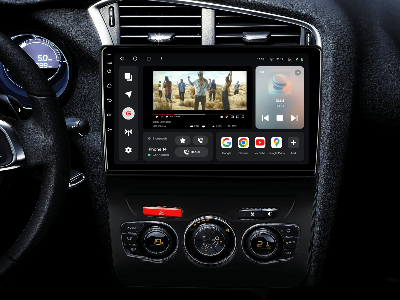 Купить Мультимедійна система Gazer T6009-CPF2 до Citroen C4 2 B7 2013-2016