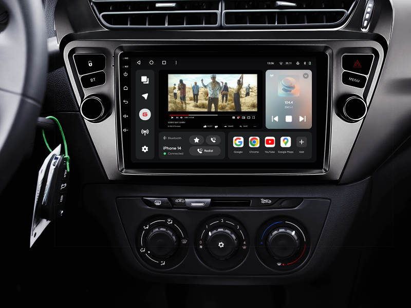 Купить Мультимедійна система Gazer T6009-ELS до Citroen C-Elysee 2012-2016