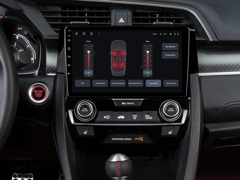 Купить Мультимедійна система Gazer T6009-FC до Honda Civic 10 (FC, FK) 2015-2020