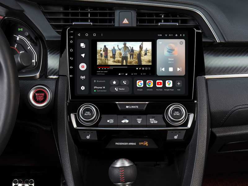 Купить Мультимедійна система Gazer T6009-FC до Honda Civic 10 (FC, FK) 2015-2020