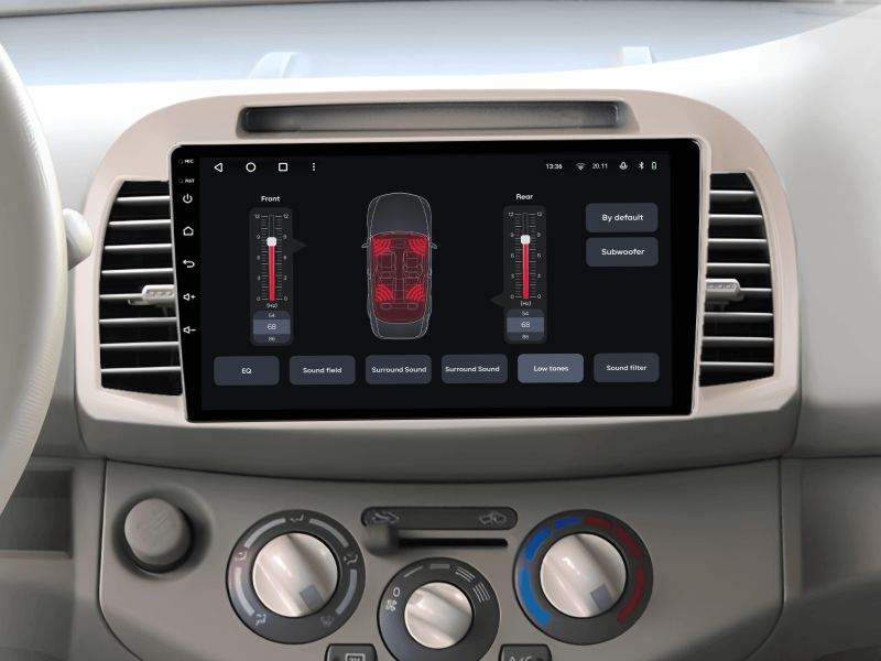 Купить Мультимедійна система Gazer T6009-K12 до Nissan March (K12) 2002-2010