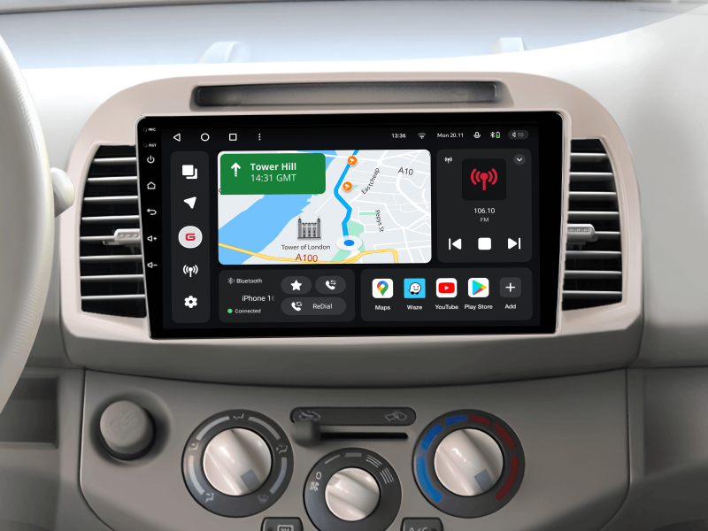 Купить Мультимедійна система Gazer T6009-K12 до Nissan March (K12) 2002-2010