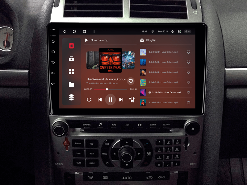 Buy Gazer T6009-PF3 multimedia system to Peugeot 407 1 2004-2011