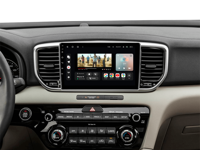 Buy Gazer T6009-QIl/L Multimedia System to Kia Sportage 4 (QL) 2016-2018