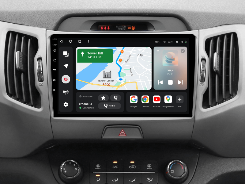 Buy Gazer T6009-SL/L Multimedia System to Kia Sportage 3 (SL) 2010-2016