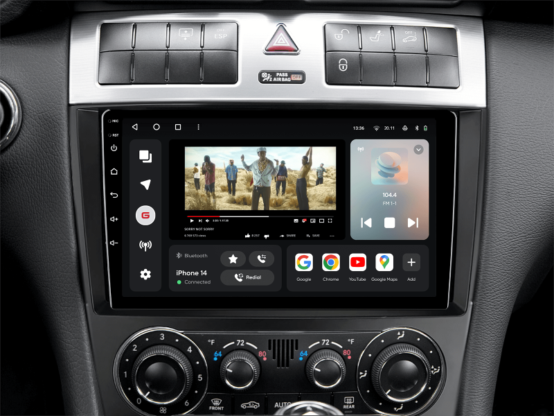 Buy Gazer T6009-W203F Multimedia System to Mercedes-Benz C-Class (W203, Cl203, A209, C209) 2004-2011