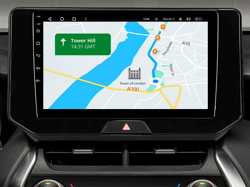 Buy Gazer T6009-XU80 Multimedia System to Toyota Harrier 4 (XU80) 2020-2022