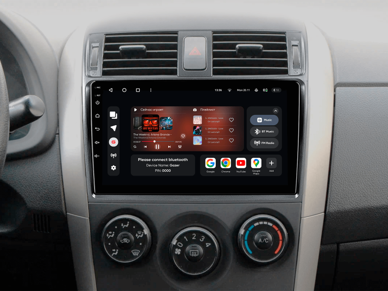 Buy Gazer T6509-E140 multimedia system to Toyota Corolla 10 (E140, E150) 2006-2013