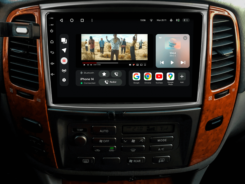 Buy Gazer T6509-J100 multimedia system to Toyota Land Cruiser 100 (J100) 1998-2003