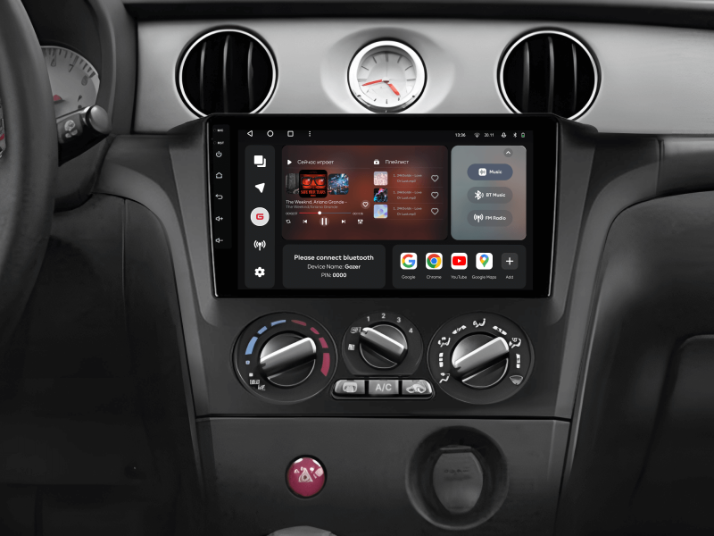 Buy Gazer T6509-MCU Multimedia System to Mitsubishi Outlander 1 2002-2008