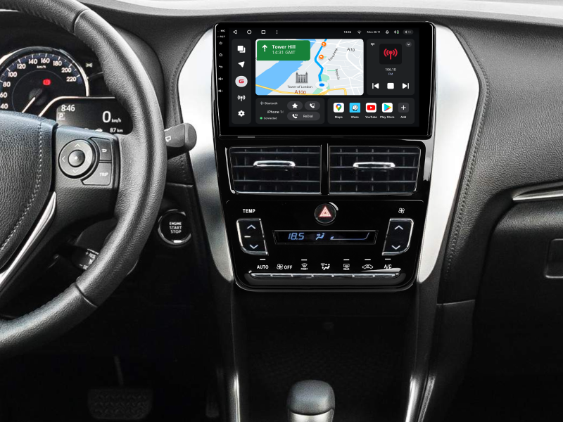 Buy Gazer T6509-XP150 multimedia system to Toyota Yaris (XP150), VIOS 2017-2020