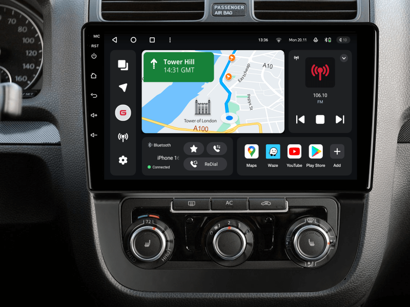 Купити Мультимедійна система Gazer T6510-1K PRO до Volkswagen Jetta 5 (1K) 2005-2010