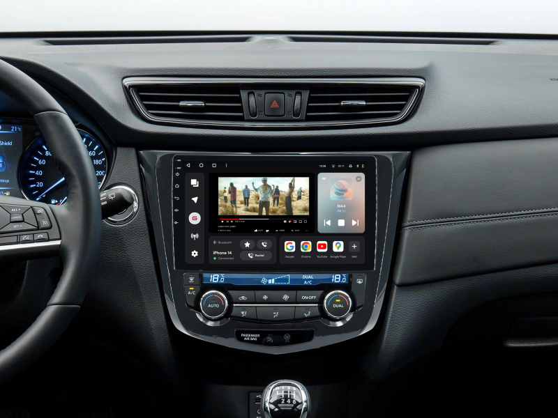 Buy Gazer T6510-T32/H PRO Multimedia System to Nissan X-Trail 3, Qashqai 2 (Automatic Air Conditioning) 2013-2017