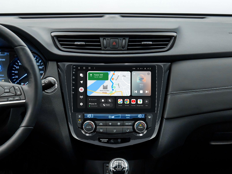 Buy Gazer T6510-T32/H PRO Multimedia System to Nissan X-Trail 3, Qashqai 2 (Automatic Air Conditioning) 2013-2017