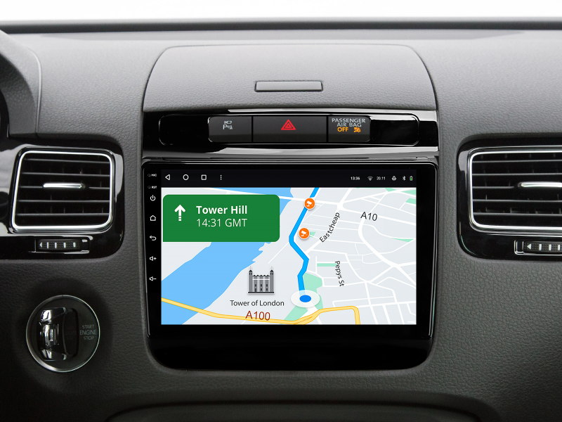 Buy Gazer T6009-7P/L Pro Multimedia System to Volkswagen Touareg (7p) 2010-2018