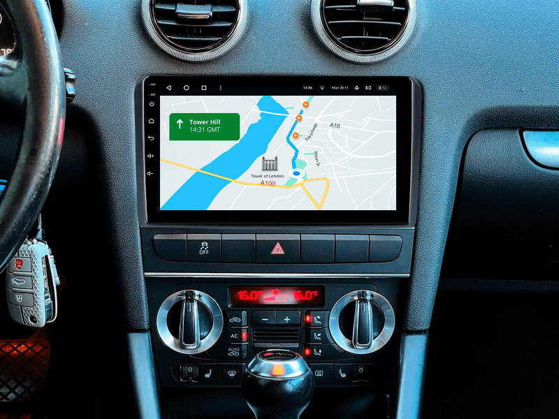 Купить Мультимедійна система Gazer T6009-8P PRO до Audi A3 2 2003-2013, S3 2 2006-2012, RS3 1 2011-2012