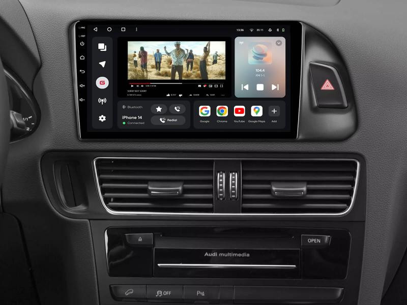 Buy Gazer T6009-8R/H PRO Multimedia System to Audi Q5 (8R) 2008-2017