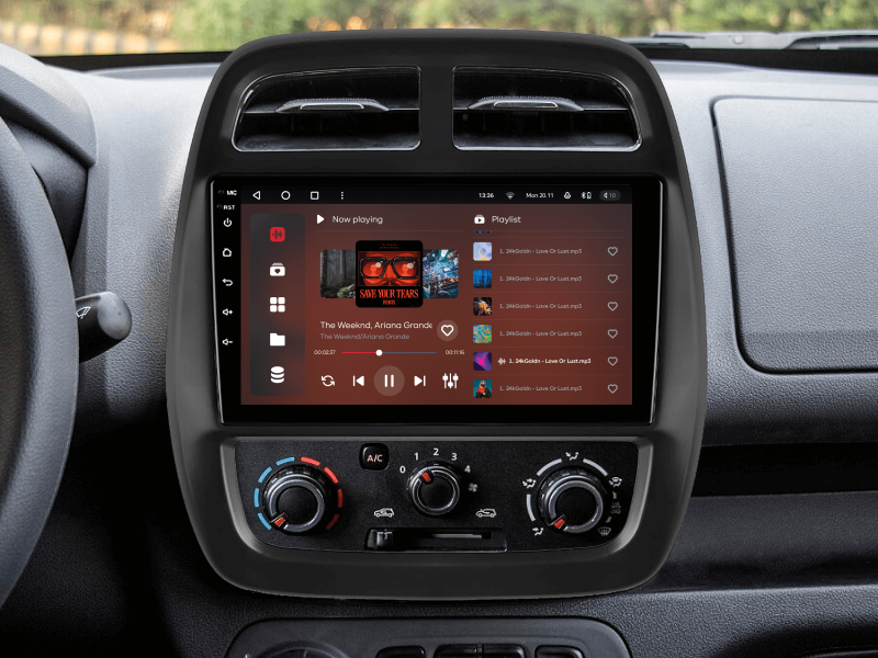 Купити Мультимедійна система Gazer T6009-BW PRO до Renault Kwid (BW) 2015-2019