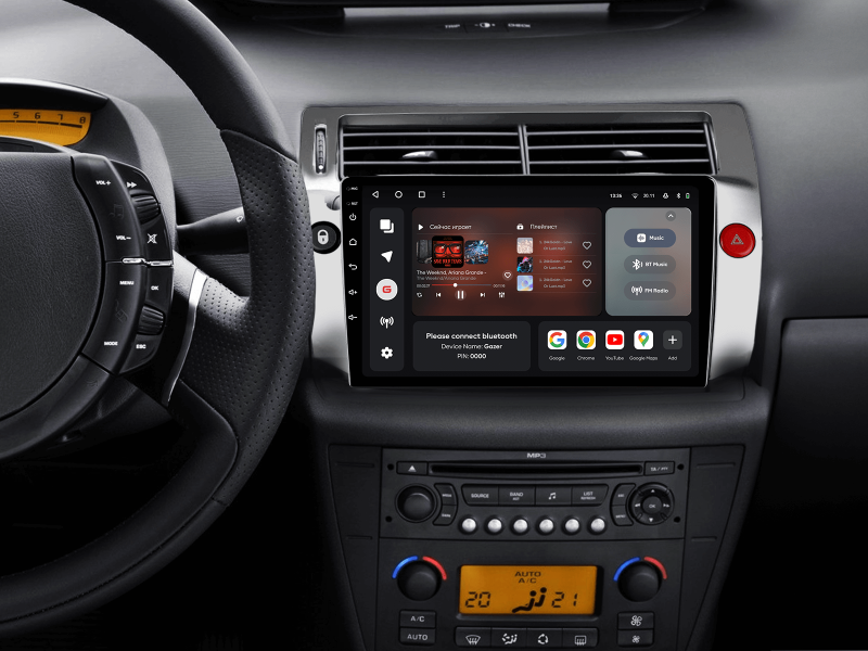 Купить Мультимедійна система Gazer T6009-CPF PRO до Citroen C4 LA LC, C-Triomphe, C-Quatre 2004-2014