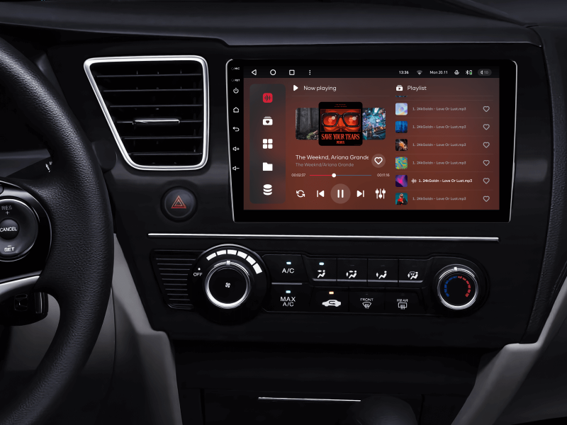 Buy Gazer T6009-FG PRO Multimedia System to Honda Civic 9 （Middle East） 2013-2016