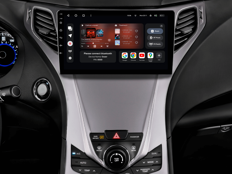 Купити Мультимедійна система Gazer T6009-HG PRO до Hyundai Azera (HG) 2011-2014