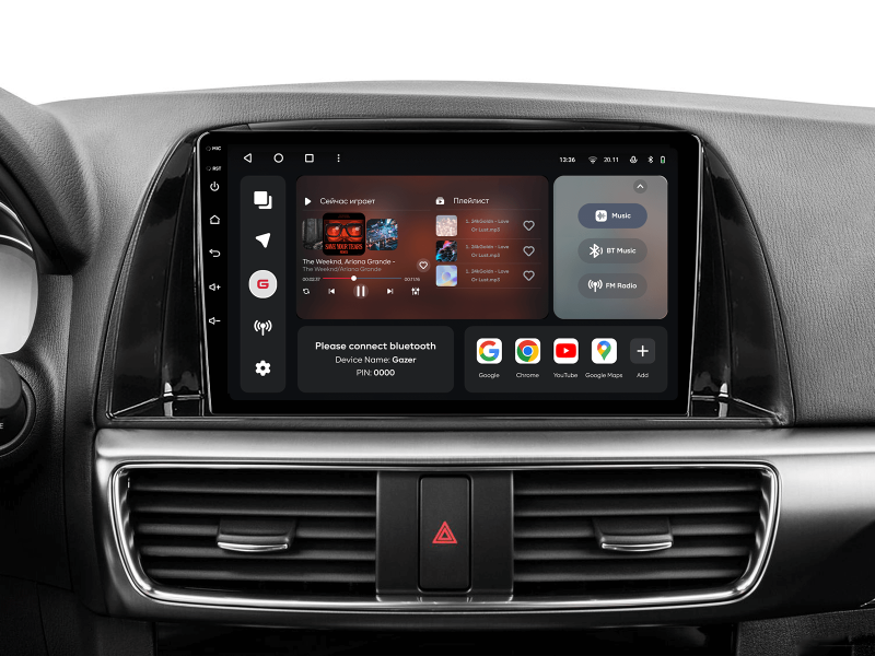 Купити Мультимедійна система Gazer T6009-KE/E PRO до Mazda CX-5 1 KE 2012-2015