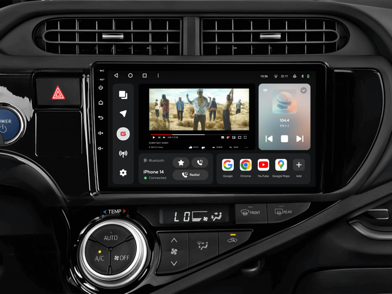 Купити Мультимедійна система Gazer T6009-NHP10 PRO до Toyota Aqua (NHP10) 2011-2017