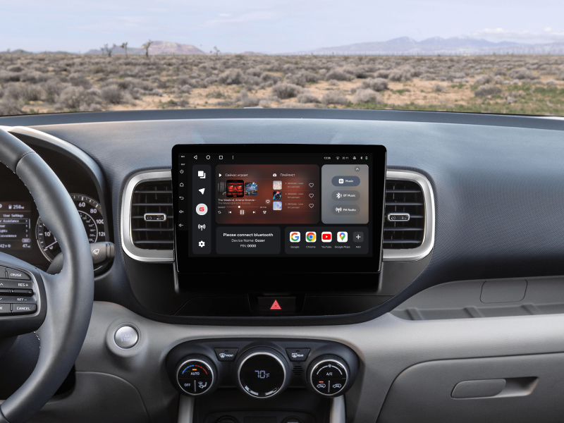 Купити Мультимедійна система Gazer T6509-QX PRO до Hyundai Venue (QX) 2019-2020