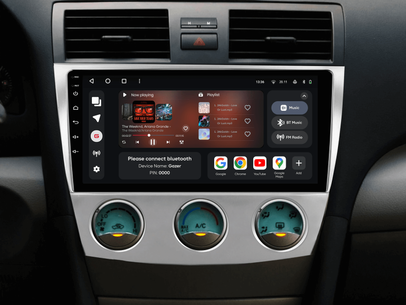 Купити Мультимедійна система Gazer T6509-TXV40 PRO до Toyota Camry 6 (XV40) 2006-2011