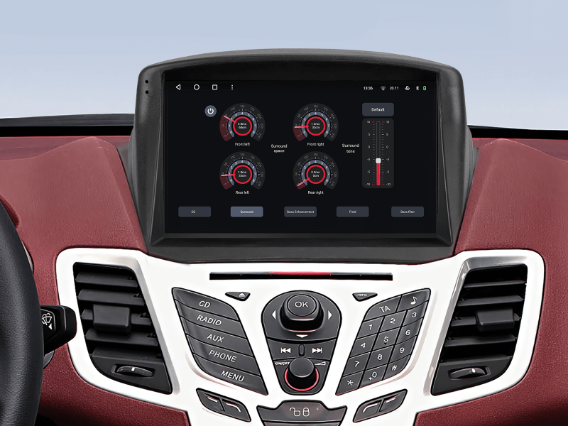 Купить Мультимедійна система Gazer T6509-WT/L PRO до Ford Fiesta Mk 6 2008-2019