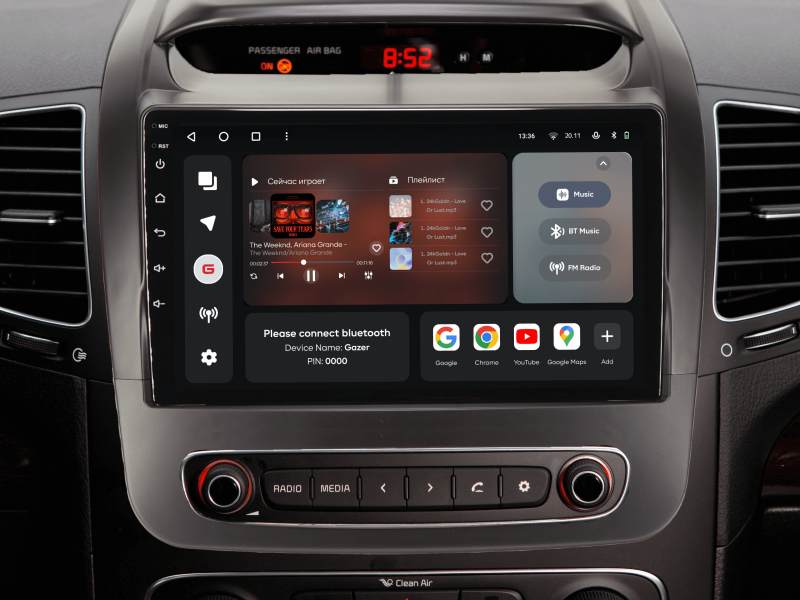 Купити Мультимедійна система Gazer T6809-XMF PRO до Kia Sorento 2 (XM) 2012-2021