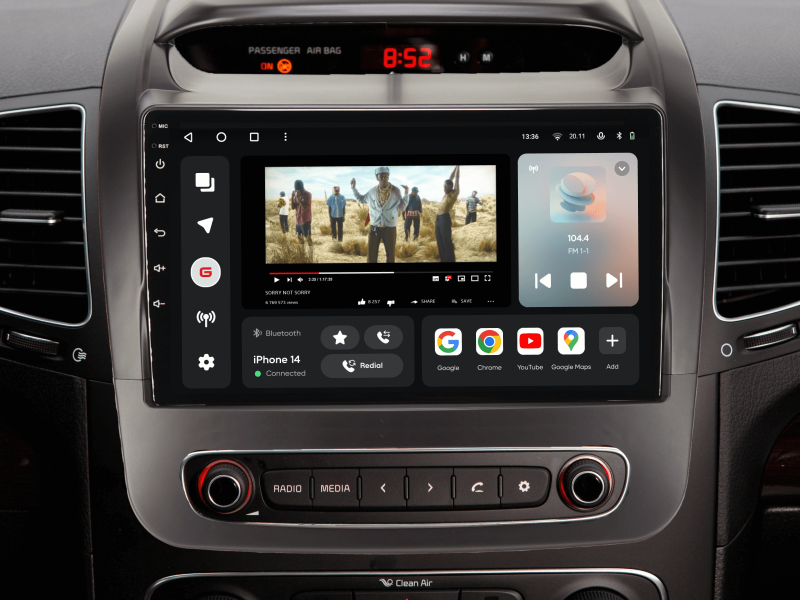 Купити Мультимедійна система Gazer T6809-XMF PRO до Kia Sorento 2 (XM) 2012-2021